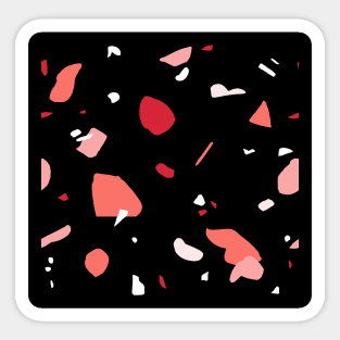 Black Coral Design Sticker